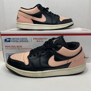 Nike Air Jordan 1 Low Crimson Tint Pink Retro US Mens Sz 9.5 used